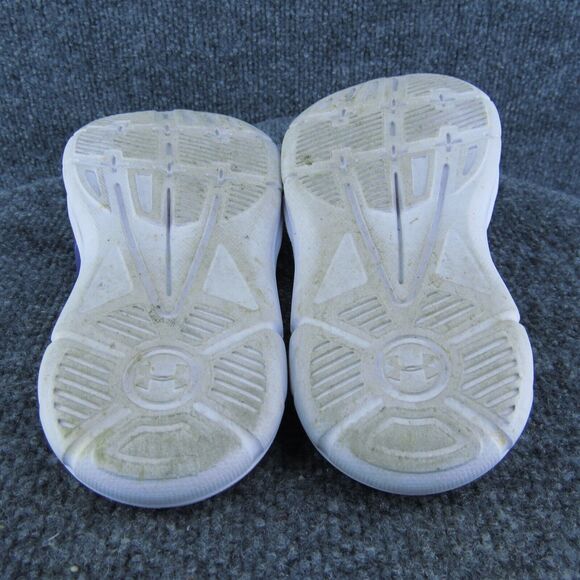 Under Armour Youth Girls Slide Shoes Purple Synthetic Hook & Loop Size 2 Medium - Picture 8 of 9